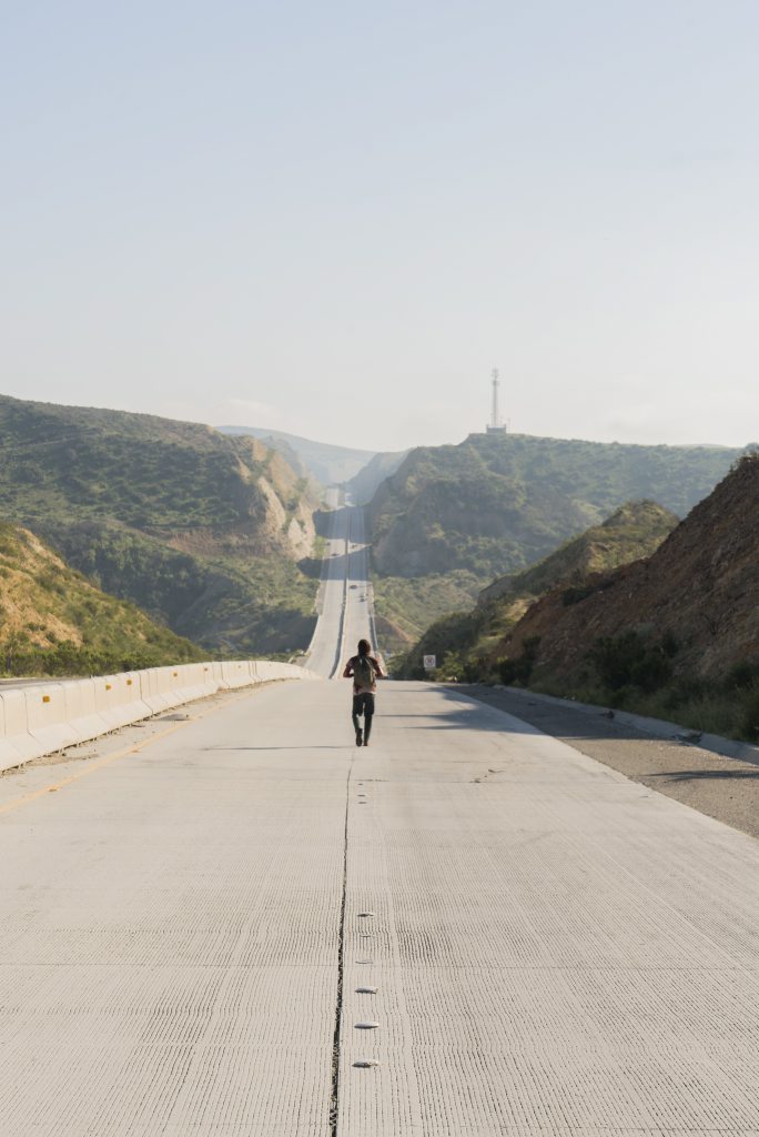 Frank Dillane as Nick Clark in one of the iconic frames from Fear The Walking Dead's 