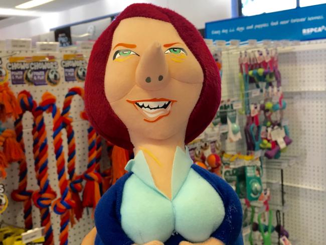 The Julia Gillard dog chew toy. The Julia Gillard dog chew toy.