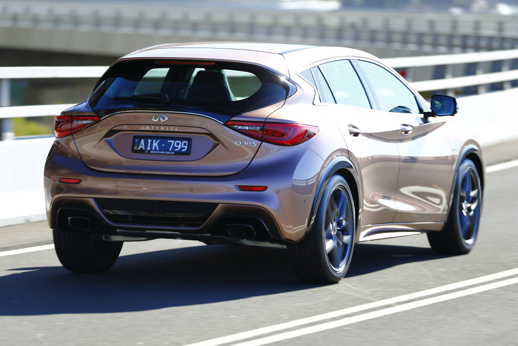 2016 Infiniti Q30 S. Photo: Contributed 2016 Infiniti Q30 S. Photo: Contributed