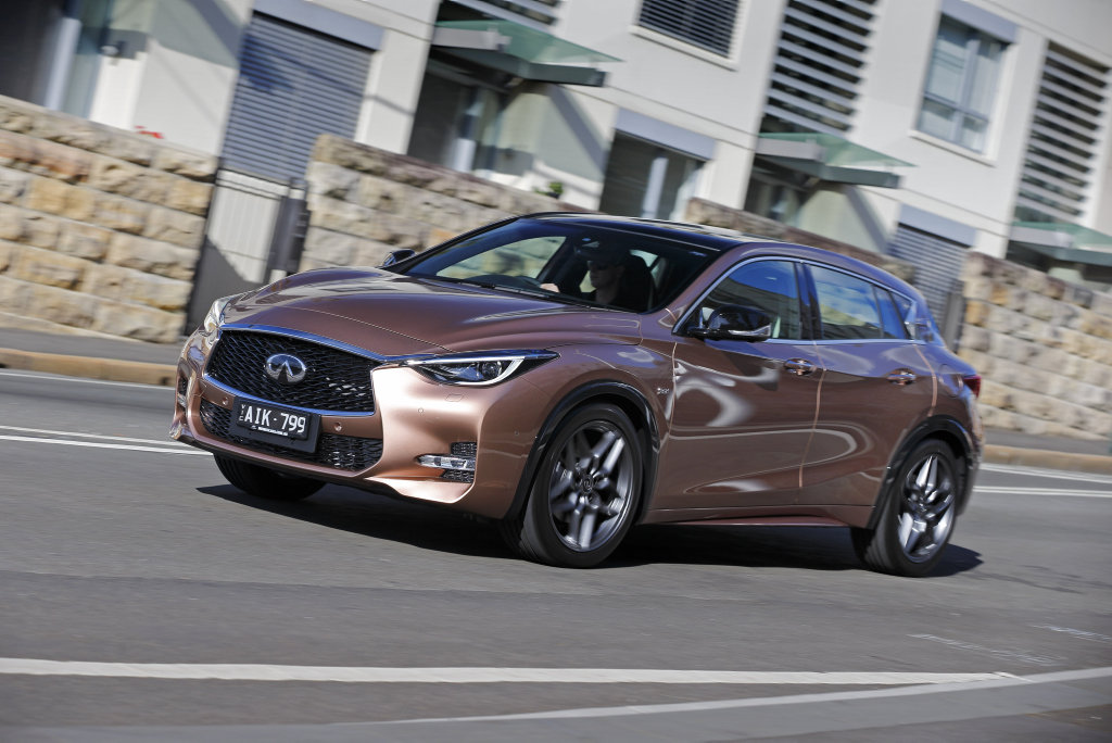2016 Infiniti Q30 S. Photo: Contributed 2016 Infiniti Q30 S. Photo: Contributed