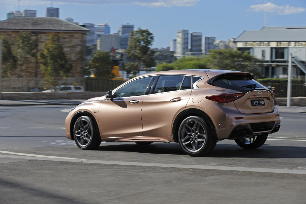 2016 Infiniti Q30 S. Photo: Contributed 2016 Infiniti Q30 S. Photo: Contributed