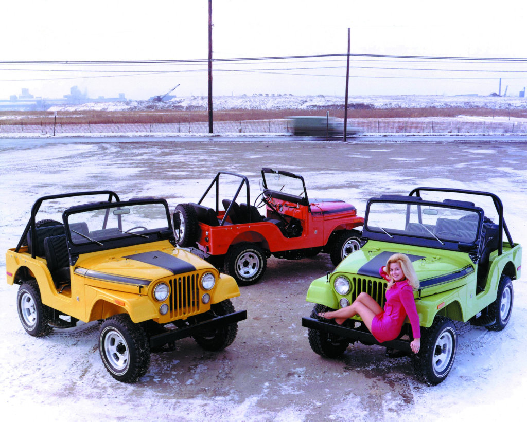 SELLING A LIFESTYLE: Jeep's had some memorable models over the years, and their go-anywhere 4x4 nature has always had appeal to those in search of off-road freedom. And to those wearing pink mini-dresses in the snow. SELLING A LIFESTYLE: Jeep's had some memorable models over the years, and their go-anywhere 4x4 nature has always had appeal to those in search of off-road freedom. And to those wearing pink mini-dresses in the snow.