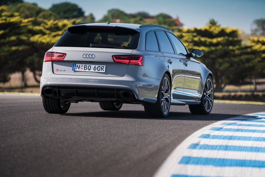 FAMILY TRACK DAY: Yes, the Audi RS 6 Avant Performance will do the daily family duties, but such is the twin-turbo V8's performance the odd track day is a must. The ton is reached in 3.7 seconds thanks to 445kW and smart quattro all-wheel drive. FAMILY TRACK DAY: Yes, the Audi RS 6 Avant Performance will do the daily family duties, but such is the twin-turbo V8's performance the odd track day is a must. The ton is reached in 3.7 seconds thanks to 445kW and smart quattro all-wheel drive.