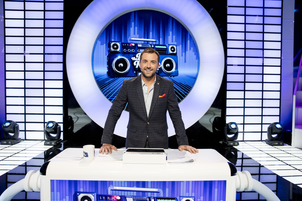 Darren McMullen hosts the TV series The Big Music Quiz. Darren McMullen hosts the TV series The Big Music Quiz.