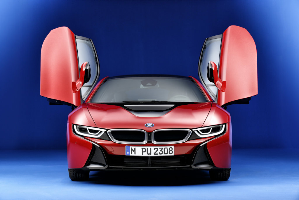 GOES FASTER: Only five Protonic Red BMW i8s will come to Australia featuring choice aesthetic touches and a red body. Cost is the same as GOES FASTER: Only five Protonic Red BMW i8s will come to Australia featuring choice aesthetic touches and a red body. Cost is the same as