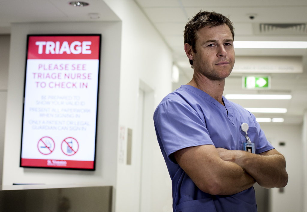 Rodger Corser stars in the TV series Doctor Doctor. Rodger Corser stars in the TV series Doctor Doctor.