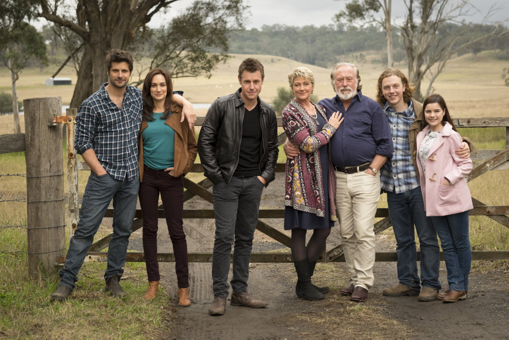 The Knight family in a scene from the TV series Doctor Doctor. The Knight family in a scene from the TV series Doctor Doctor.