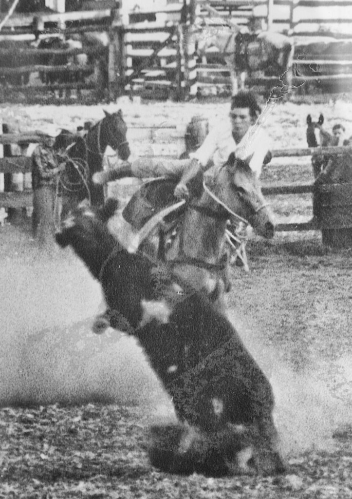 Ken Consiglio in his rodeo days. Ken Consiglio in his rodeo days.