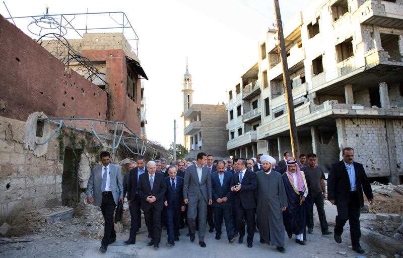 Syrian President Bashar Assad says his government is determined to Syrian President Bashar Assad says his government is determined to