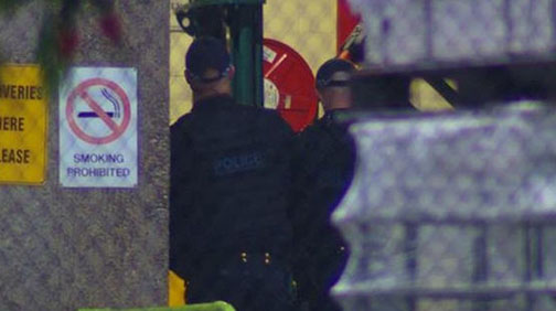 Police were called to a man making threats at a Wacol business about 10pm. (9NEWS) Police were called to a man making threats at a Wacol business about 10pm. (9NEWS)