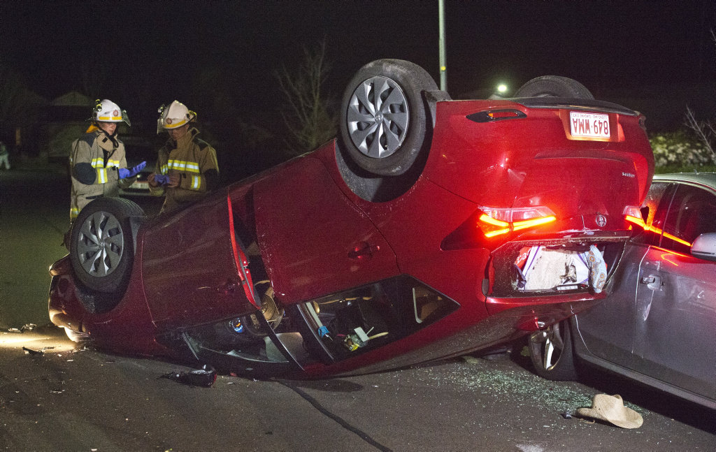 Toyota Corolla hits three parked cars in Biscay Crescent, driver of car taken to hospital. Saturday Sep 17 , 2016. Toyota Corolla hits three parked cars in Biscay Crescent, driver of car taken to hospital. Saturday Sep 17 , 2016.