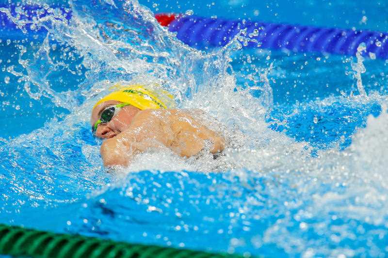 Ellie Cole in action during night six of the Paralympic Swimming Tournament at Olympic Aquatics Stadium in Rio de Janeiro, Brazil, Tuesday, Sept. 13, 2016. Ellie Cole in action during night six of the Paralympic Swimming Tournament at Olympic Aquatics Stadium in Rio de Janeiro, Brazil, Tuesday, Sept. 13, 2016.