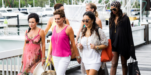 The stars of the Real Housewives of Auckland in Port Douglas. The stars of the Real Housewives of Auckland in Port Douglas.