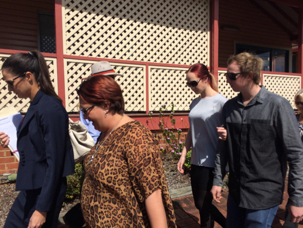 Courteney Pearl Matthews, 18, leaves Lismore Local Court. Courteney Pearl Matthews, 18, leaves Lismore Local Court.