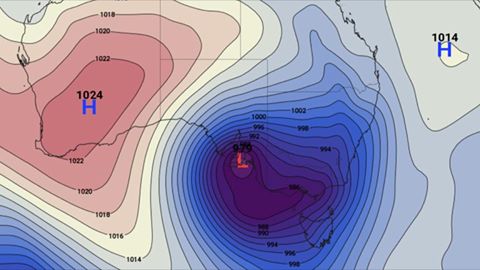 A map showing the monster low. A map showing the monster low.