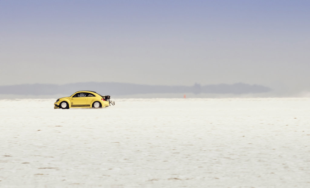 VW Beetle LSR managed 328kmh at Great Salt Lake in Bonneville, Utah (USA).Photo: Contributed VW Beetle LSR managed 328kmh at Great Salt Lake in Bonneville, Utah (USA).Photo: Contributed