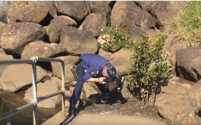 Tweed Byron LAC police at the scene where a body was discovered at Banora Point. Tweed Byron LAC police at the scene where a body was discovered at Banora Point.