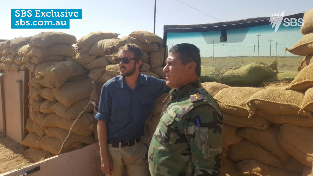 Former Longman MP Wyatt Roy with a Peshmerga soldier in Iraq. Former Longman MP Wyatt Roy with a Peshmerga soldier in Iraq.