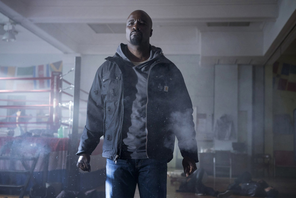 Mike Colter in a scene from the TV series Marvel's Luke Cage. Supplied by Netflix. Mike Colter in a scene from the TV series Marvel's Luke Cage. Supplied by Netflix.