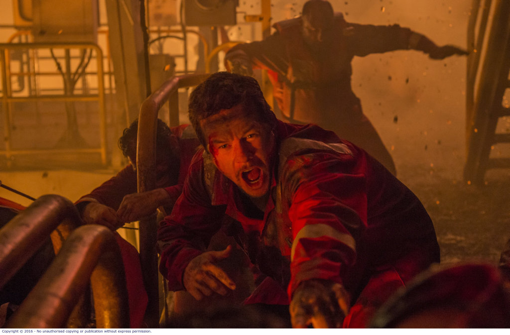 Mark Wahlberg in a scene from the movie Deepwater Horizon. Mark Wahlberg in a scene from the movie Deepwater Horizon.
