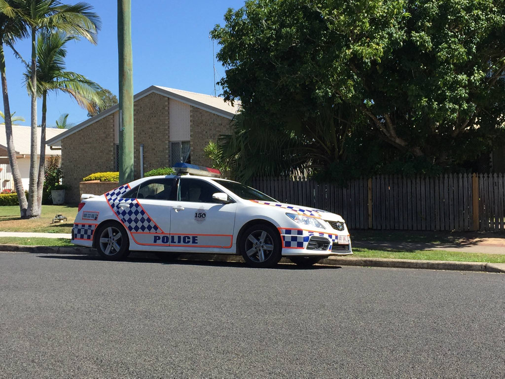 Emergency services at the scene of a stabbing in Maryborough. Emergency services at the scene of a stabbing in Maryborough.