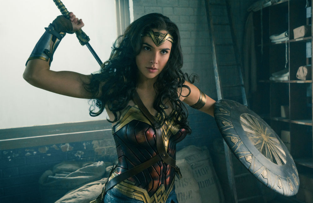 Gal Gadot in a scene from the movie Wonder Woman. Gal Gadot in a scene from the movie Wonder Woman.
