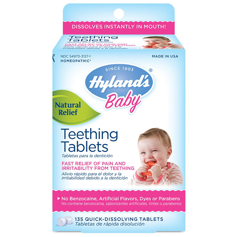 The homeopathic teething tablets remain on sale in Australia, despite the company removing them from sale in the US. The homeopathic teething tablets remain on sale in Australia, despite the company removing them from sale in the US.