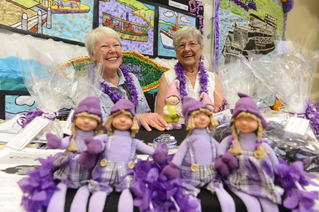 Helen Templeton and Teddy Barnier look after the JAcaranda Souvenir and Information Shop at Grafton Shoppingworld. Photo Adam Hourigan / The Daily Examiner Helen Templeton and Teddy Barnier look after the JAcaranda Souvenir and Information Shop at Grafton Shoppingworld. Photo Adam Hourigan / The Daily Examiner