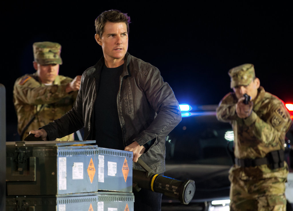 Tom Cruise in a scene from the movie Jack Reacher: Never Go Back. Tom Cruise in a scene from the movie Jack Reacher: Never Go Back.