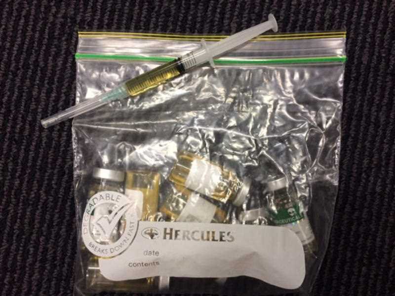 Vials of steroids seized in a police raid earlier this year on NSW's far north coast. Vials of steroids seized in a police raid earlier this year on NSW's far north coast.