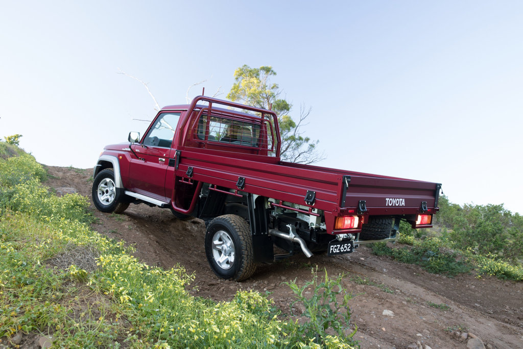 2016 Toyota LandCruiser 70 Series Single Cab Chassis GXL.Photo: Bob Seary. 2016 Toyota LandCruiser 70 Series Single Cab Chassis GXL.Photo: Bob Seary.