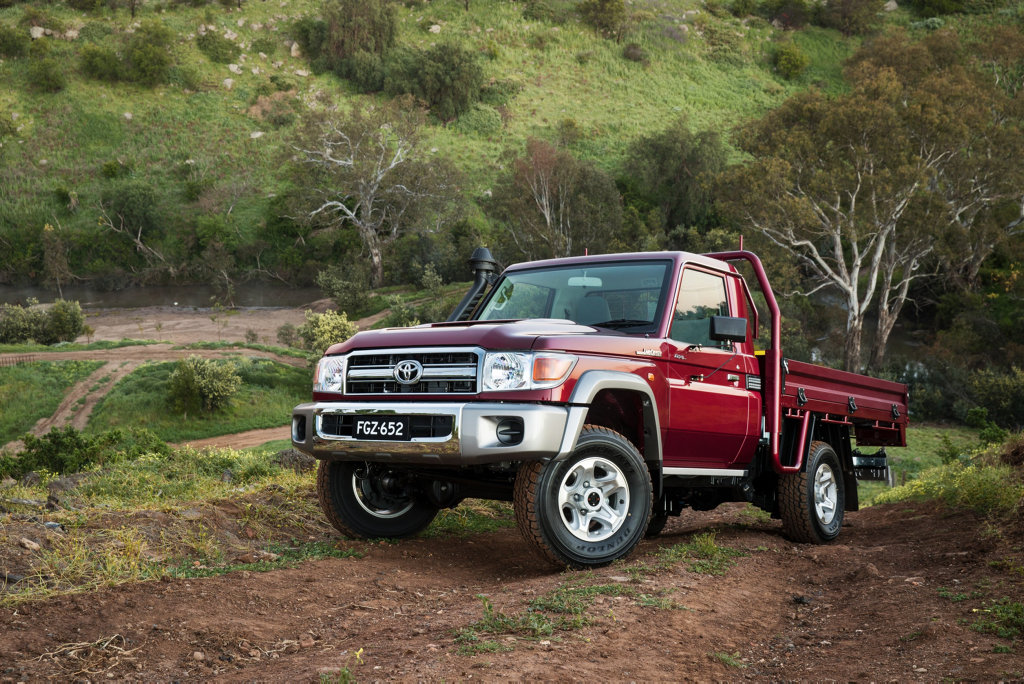 OLD STAGER: Toyota's Angel of the Outback LC70 has the same old rugged styling and cabin, but is now tougher than ever, safer and more economical. They're not cheap though. OLD STAGER: Toyota's Angel of the Outback LC70 has the same old rugged styling and cabin, but is now tougher than ever, safer and more economical. They're not cheap though.