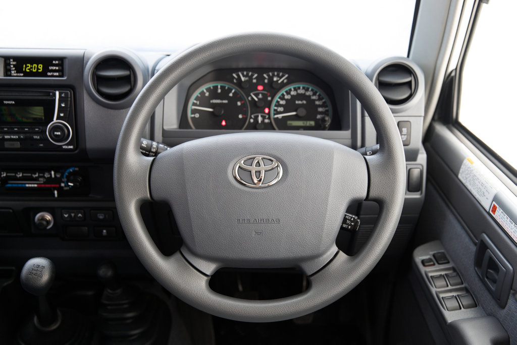 2016 Toyota LandCruiser 70 Series GXL interior 2016 Toyota LandCruiser 70 Series GXL interior