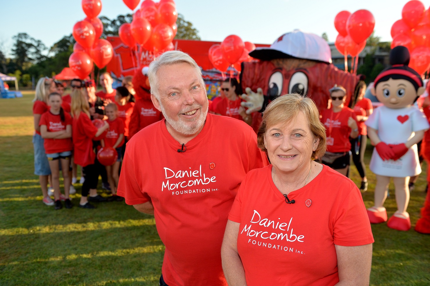 FOR DANIEL: Bruce and Denise Morcombe at the 2016 Walk for Daniel. FOR DANIEL: Bruce and Denise Morcombe at the 2016 Walk for Daniel.