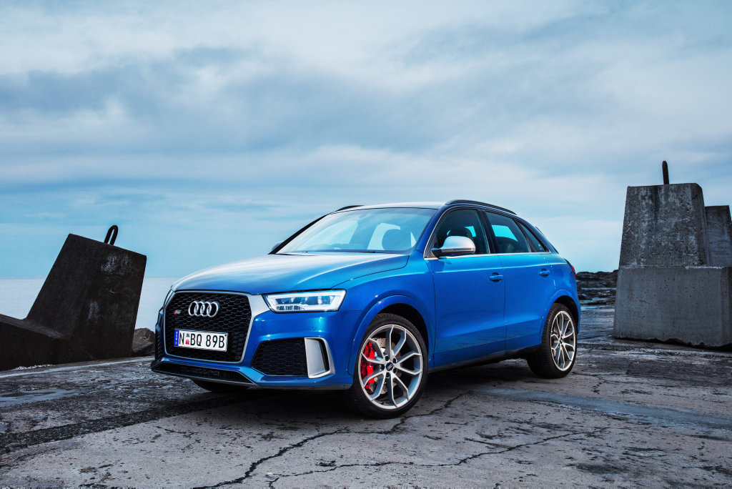 STIRRING SUV: Don't let the cutesy exterior fool you, Audi's RS baby SUV packs a magnificent turbocharged wallop. STIRRING SUV: Don't let the cutesy exterior fool you, Audi's RS baby SUV packs a magnificent turbocharged wallop.