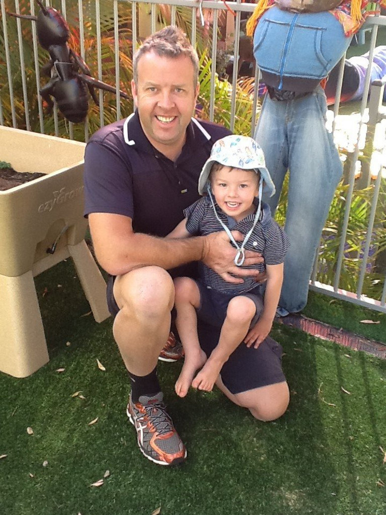 Stephen Small with his son Oscar. Stephen Small with his son Oscar.