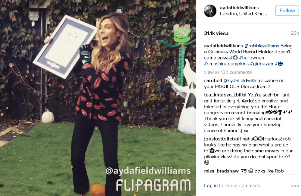 Ayda Field's Instagram post
Ayda Field's Instagram post