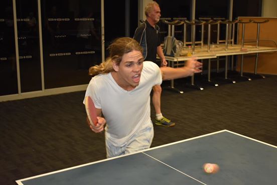 Dave Tutt put in a huge ping pong effort in Nambour. Dave Tutt put in a huge ping pong effort in Nambour.