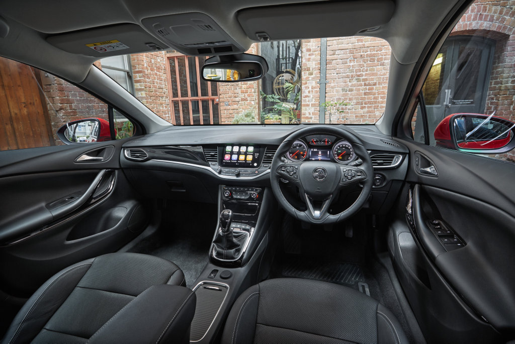 2017 Holden Astra RS-V leather interior 2017 Holden Astra RS-V leather interior