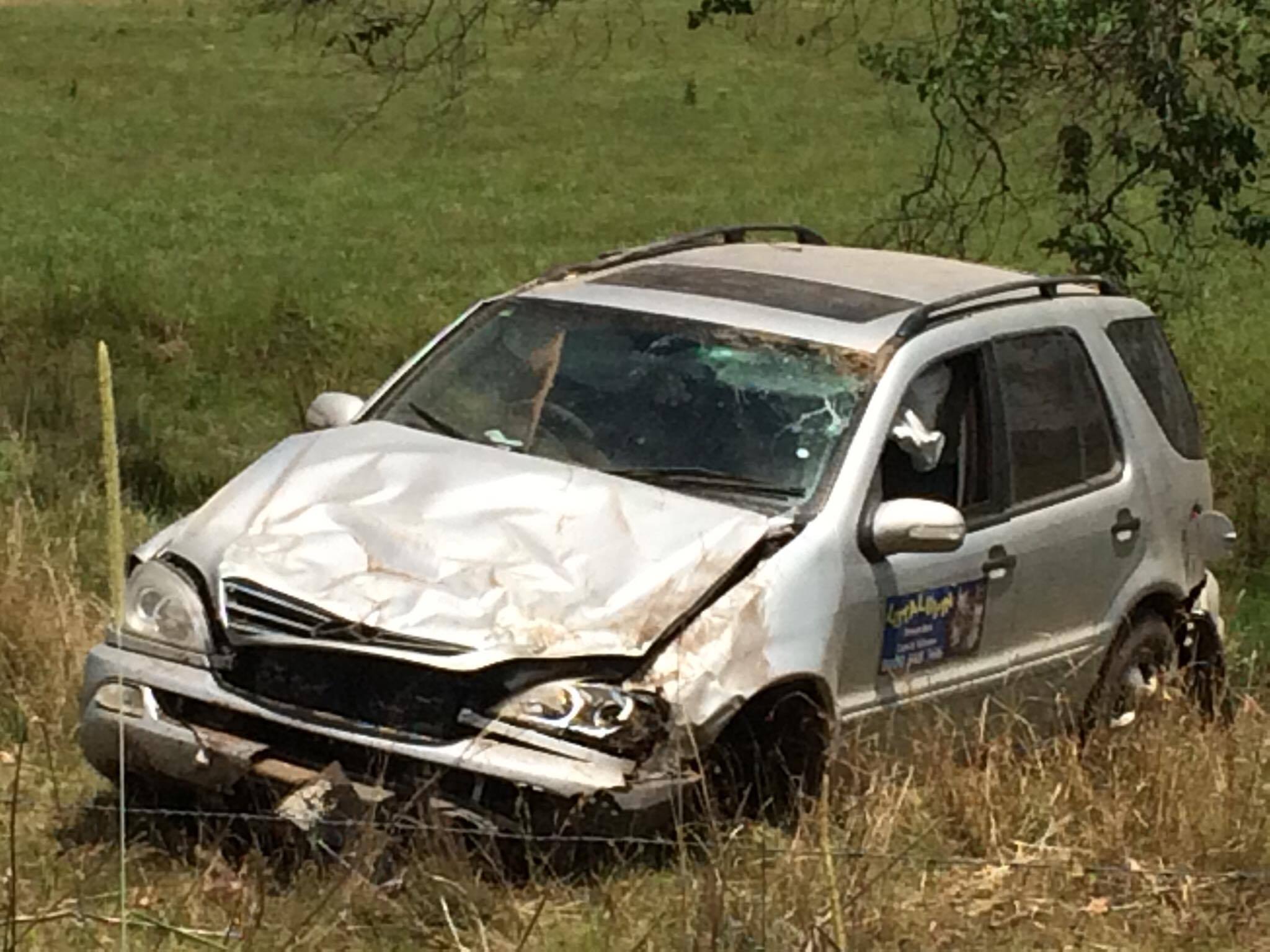 Police believe a woman escaped serious injury in the crash on the Mary Valley Hwy this morning. Police believe a woman escaped serious injury in the crash on the Mary Valley Hwy this morning.