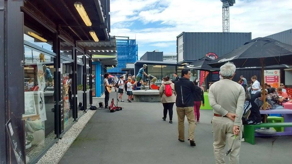 REBUILD: The Christchurch Re:start mall operating out of shipping containers. REBUILD: The Christchurch Re:start mall operating out of shipping containers.