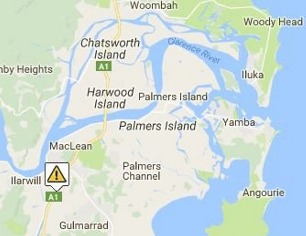 LIve Traffic NSW reported an accident on the Pacific Highway near Cameron St, Maclean at 6.28am on Wednesday, 16th November, 2016. LIve Traffic NSW reported an accident on the Pacific Highway near Cameron St, Maclean at 6.28am on Wednesday, 16th November, 2016.
