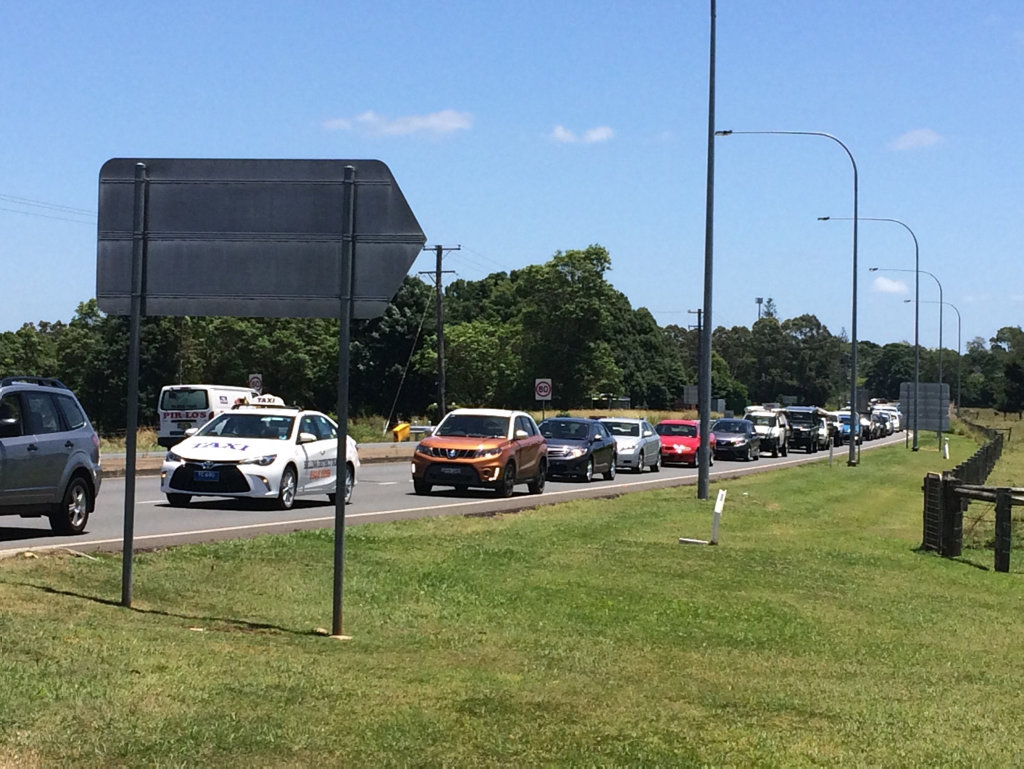Traffic is at a standstill on the Bruxner Highway after a serious crash. Traffic is at a standstill on the Bruxner Highway after a serious crash.