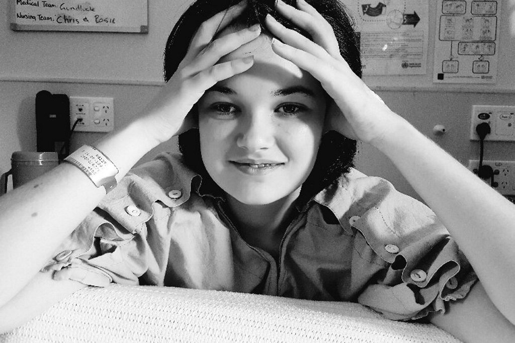 Kayla Geltch, 19, will soon undergo life changing surgery to remove some of her brain tumour. Kayla Geltch, 19, will soon undergo life changing surgery to remove some of her brain tumour.