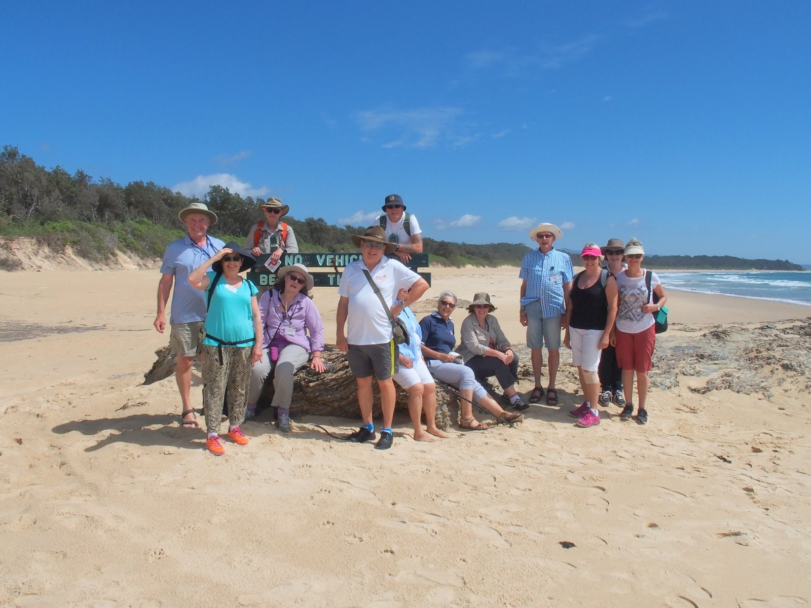 Members of Coffs Harbour U3A enjoy a day out at the beach.
