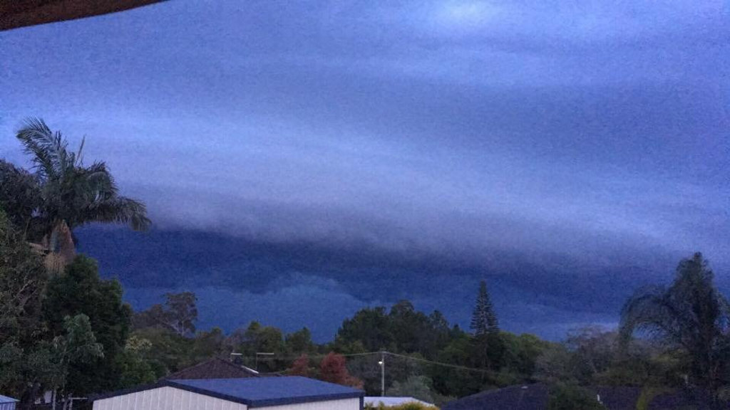 Kat Thompson took this photo of last night's storm. Kat Thompson took this photo of last night's storm.