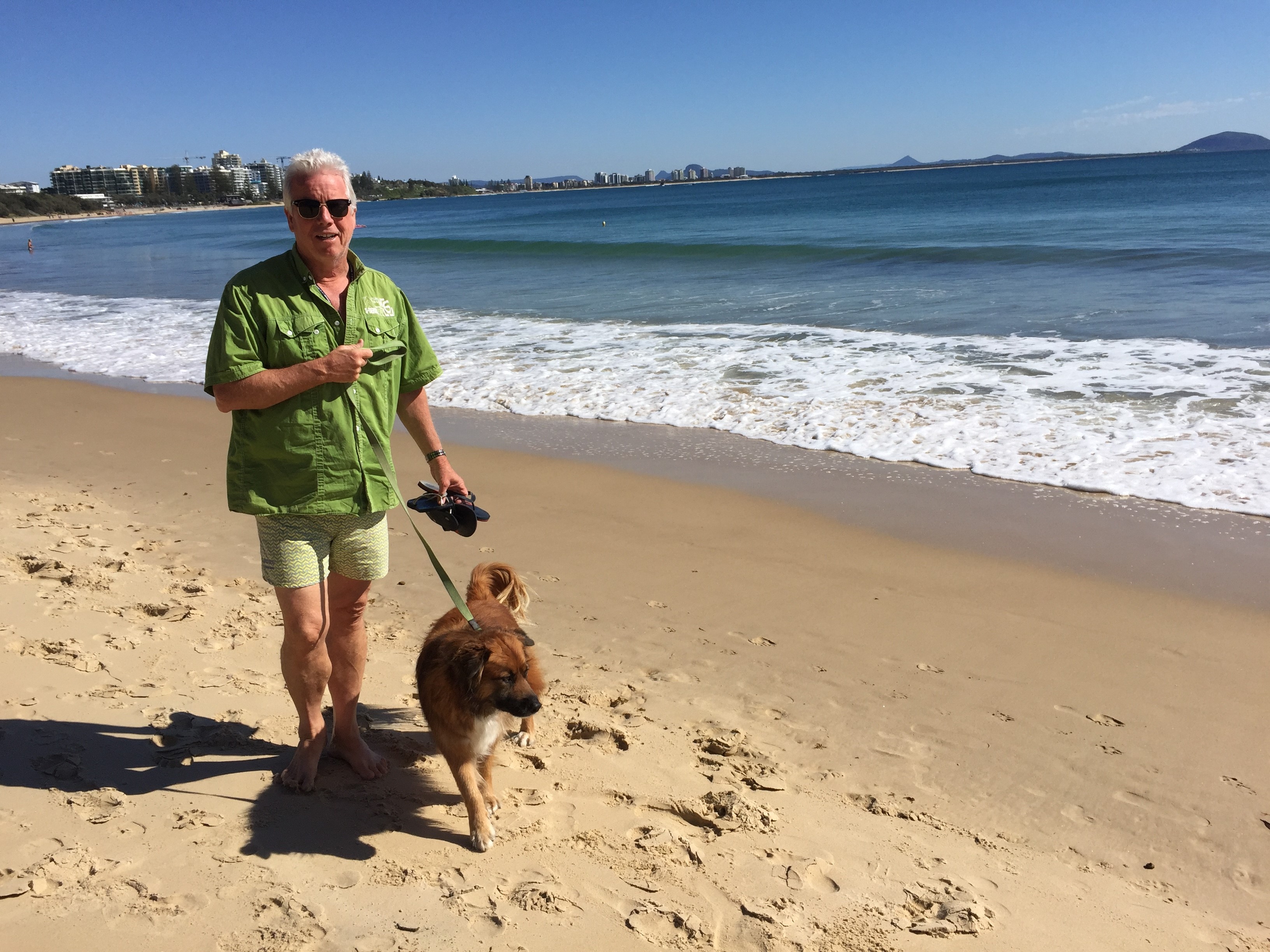 Tim Haight wants to be able to take his dog Bear for walks on the beach again. Tim Haight wants to be able to take his dog Bear for walks on the beach again.
