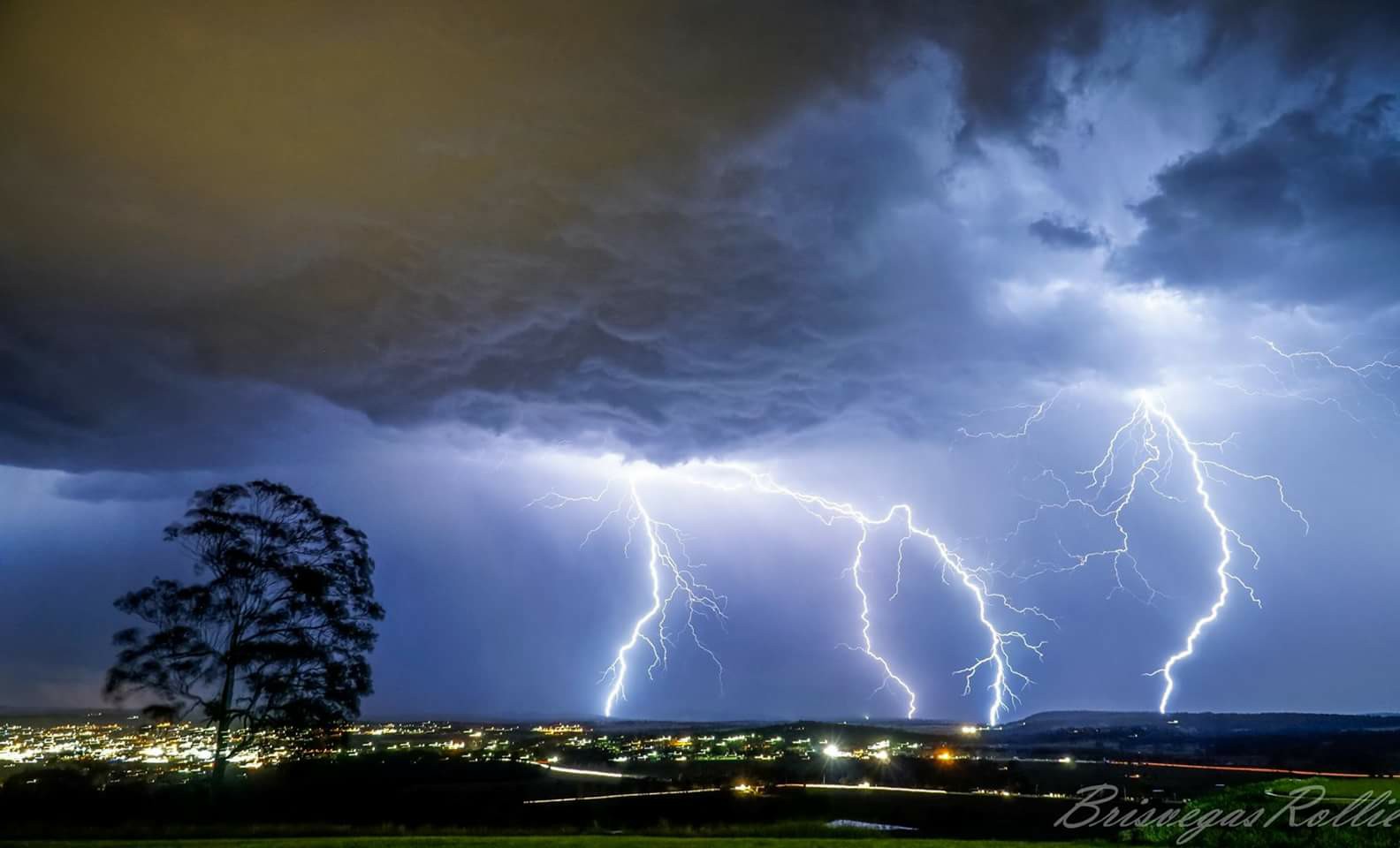Chris Rollie's photo of the storm. Photo taken from Mt Tabor overlooking Warwick. Chris Rollie's photo of the storm. Photo taken from Mt Tabor overlooking Warwick.