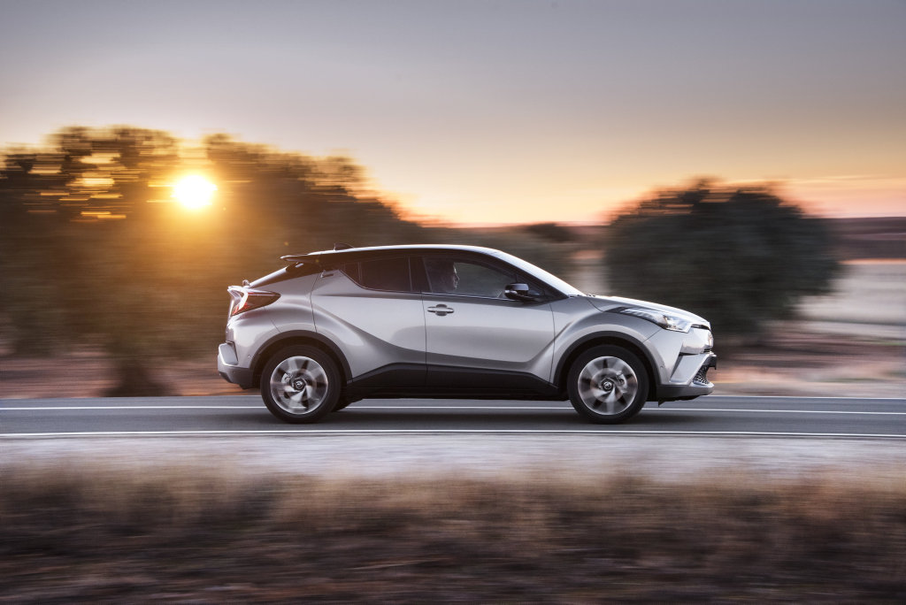 2017 Toyota C-HR compact SUV. 2017 Toyota C-HR compact SUV.