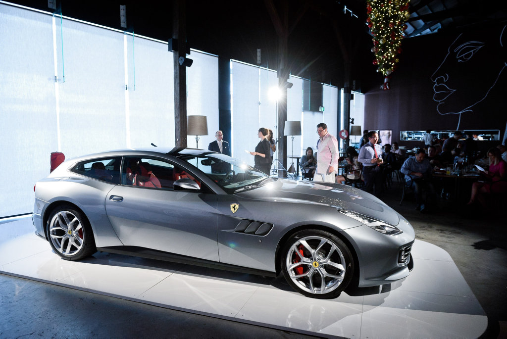 Ferrari GTC4Lusso T unveiled in Sydney. Ferrari GTC4Lusso T unveiled in Sydney.